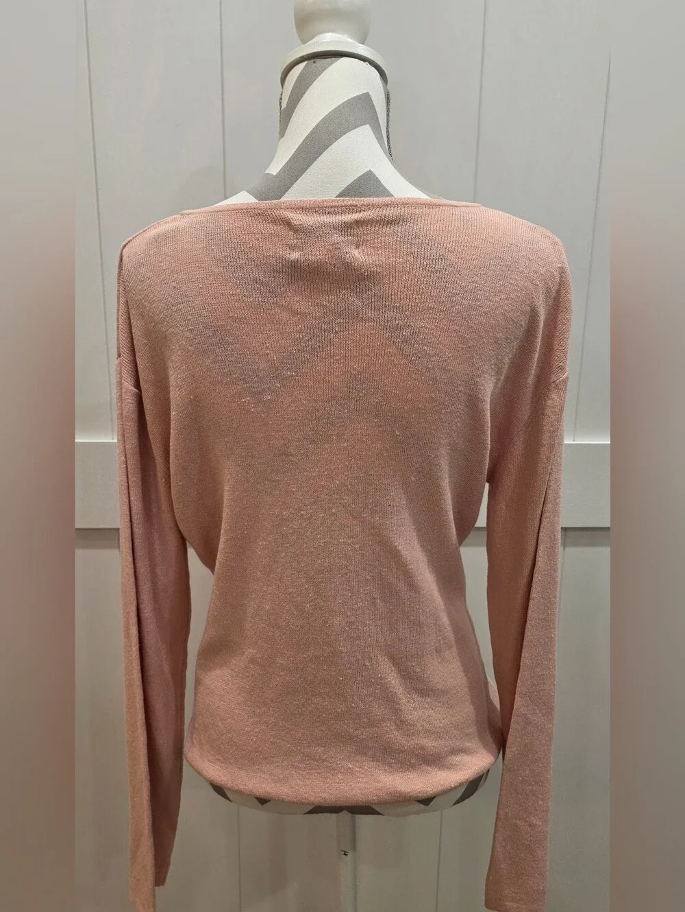 Chico's Design Blush Pink  Knit Sweater Size 2 (US 12) *190